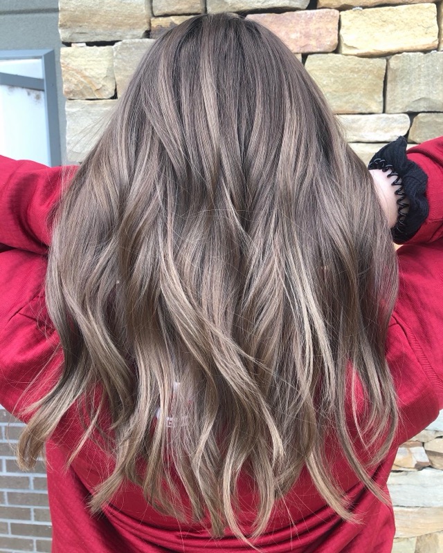Ash Brown Balayage